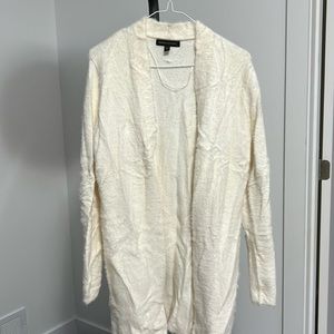 Banana Republic off-white long vest